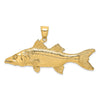 Gold Polished Fish PendantsK