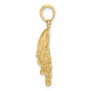 Gold Polished Sea Shell Pendants