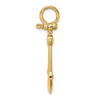 Gold Polished Anchor Pendants