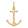 Gold Polished Anchor Pendants