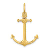Gold Polished Anchor Pendants