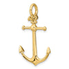 Gold Polished Anchor Pendants