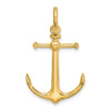 Gold Polished Anchor Pendants