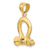 Gold Polished Shackle Link Pendant