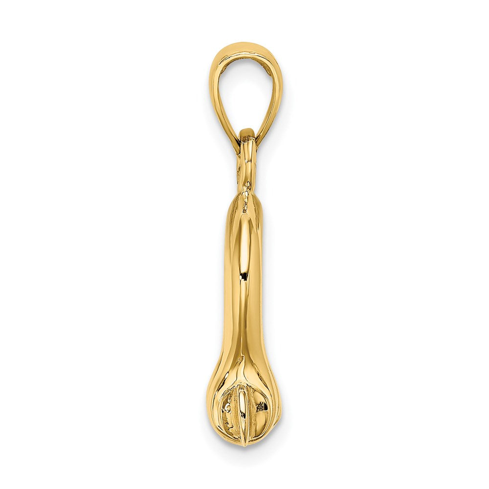 Gold Polished Shackle Link Pendant