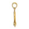 Gold Polished Shackle Link Pendant