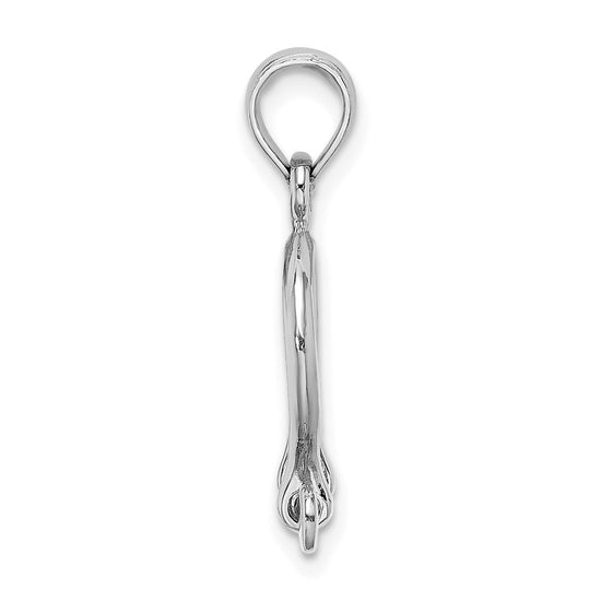 Gold Polished Shackle Link Pendant