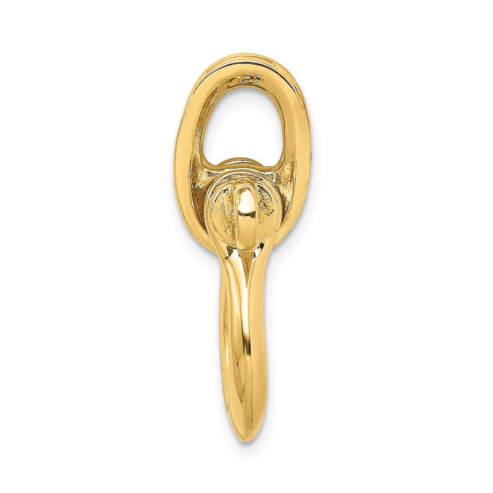 Gold Polished Shackle Link Pendant