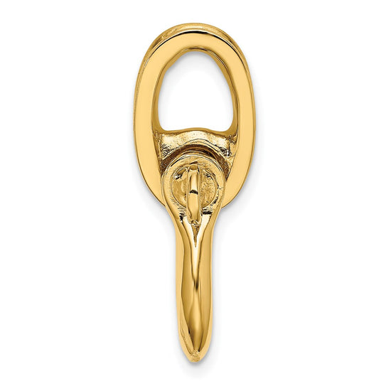 14K 3-D Medium Shackle Link Charm
