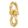 Gold Polished Shackle Link Pendant