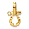 Gold Polished Shackle Link Pendant