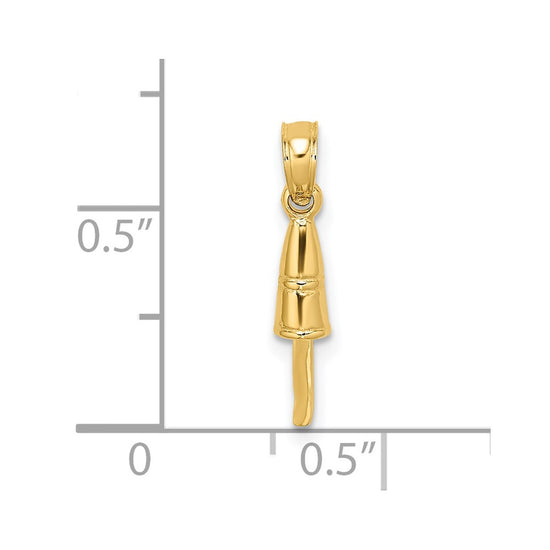 14K 3-D Buoy Charm