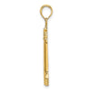 14K Polished Cape May Lighthouse Charm