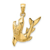 Gold Polished Shark Pendants