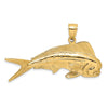 Gold Polished Fish Pendants