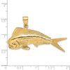 Gold Polished Fish Pendants