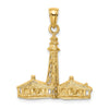 14K Sanibel Island Lighthouse Charm