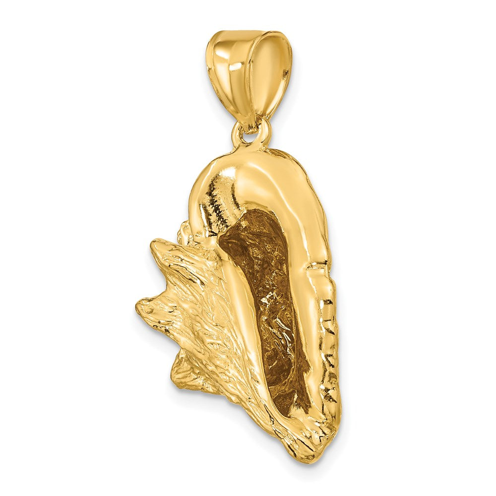 Gold Polished Sea Shell Pendants