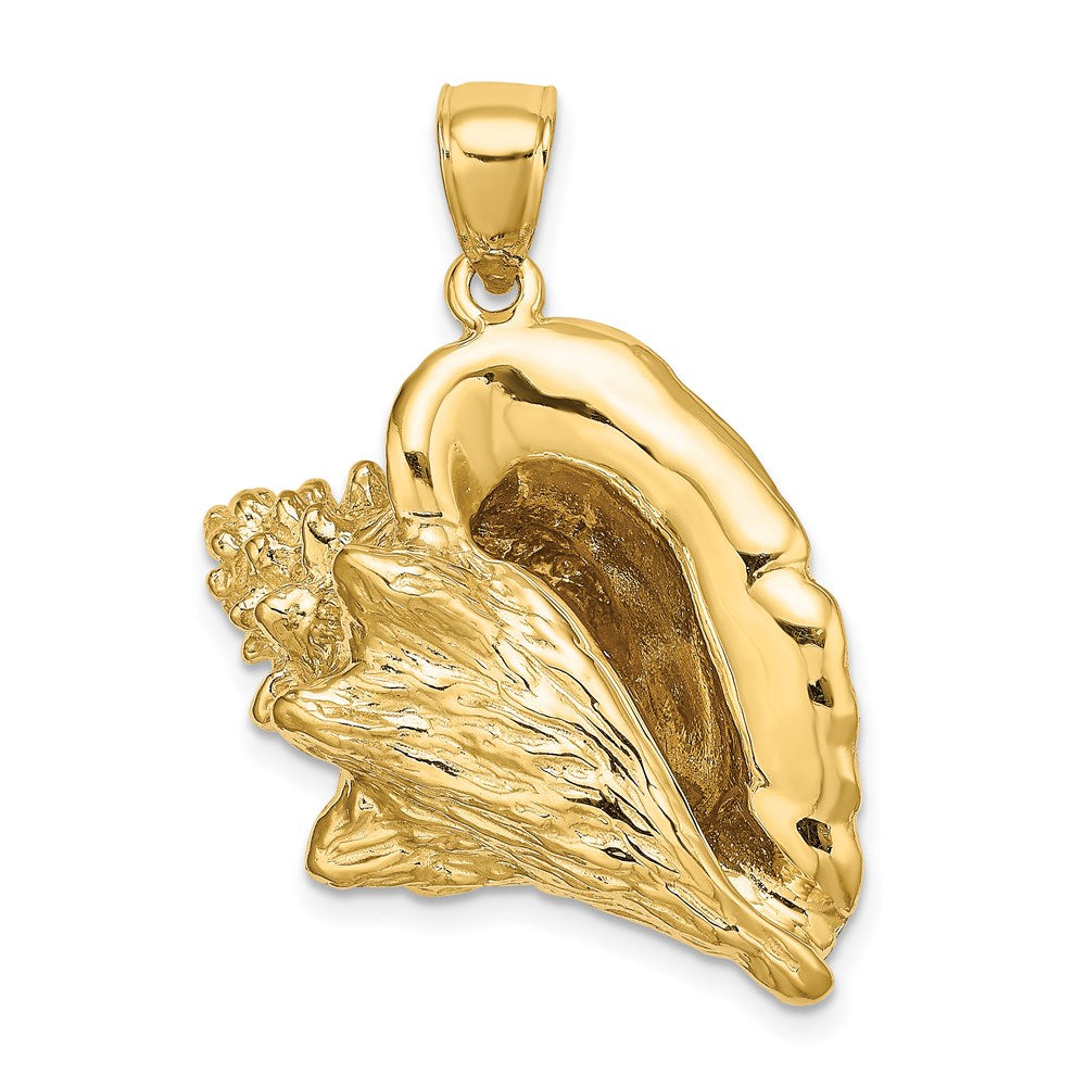 Gold Polished Sea Shell Pendants