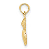 Gold Polished Sea Shell Pendants