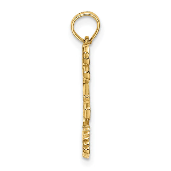 14K TURKS AND CAICOS Flamingo Charm
