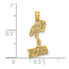 14K TURKS AND CAICOS Flamingo Charm