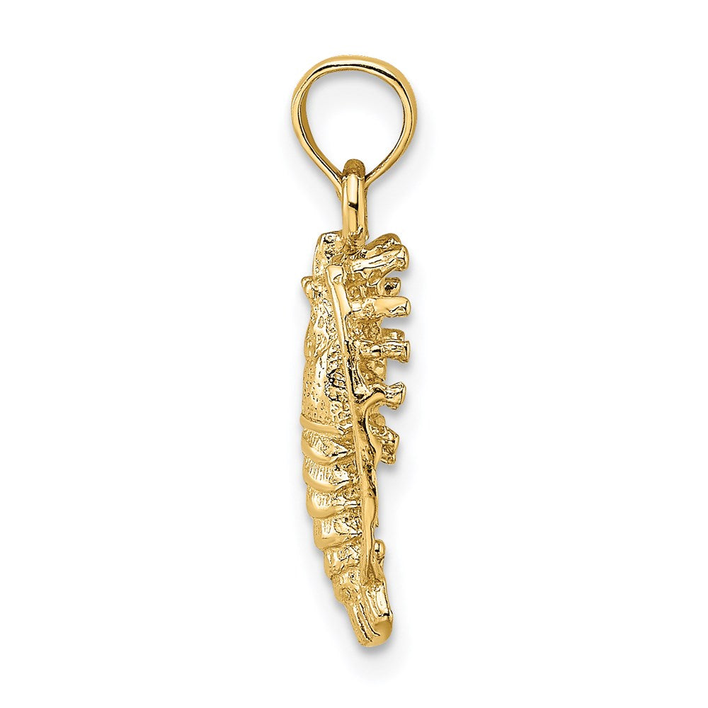 Gold Polished Lobster Pendants