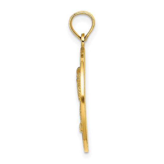 14K BEAUFORT SC Palm Tree Charm