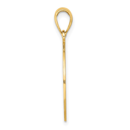 14K ST. GEORGE ISLAND with DOLPHINS Circle Charm
