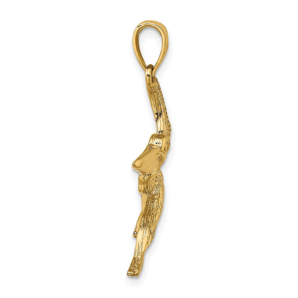 Gold Polished Pelican Pendants