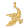 Gold Polished Pelican Pendants