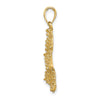 Gold Polished Starfish Pendants