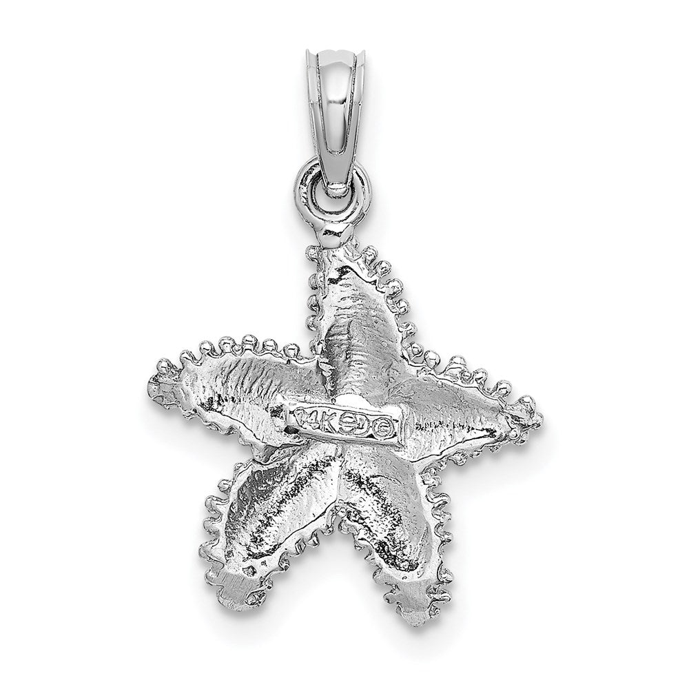 Gold Polished Starfish Pendants