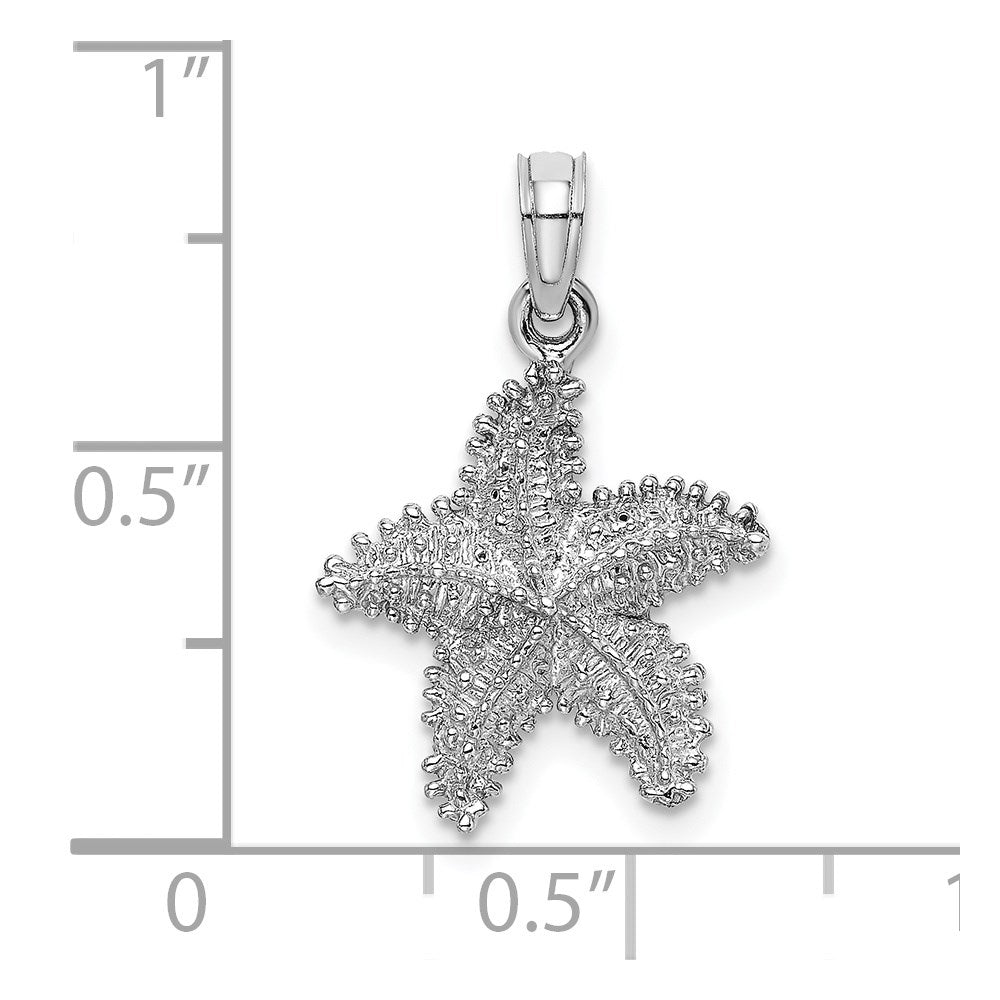 Gold Polished Starfish Pendants