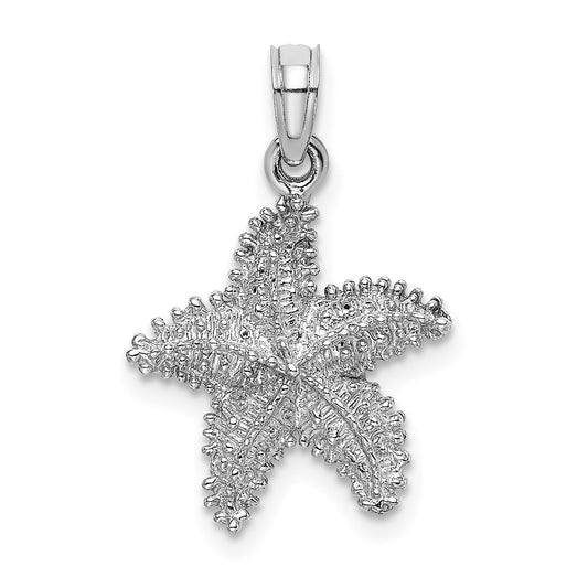 Gold Polished Starfish Pendants