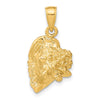 Gold Polished Sea Shell Pendants