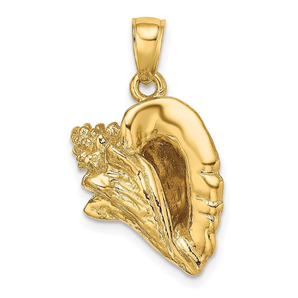 Gold Polished Sea Shell Pendants
