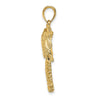 Gold Polished Palm Tree Pendants