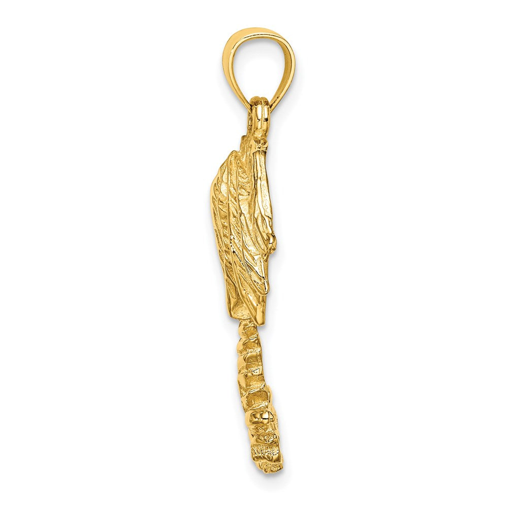 Gold Polished Palm Tree Pendants