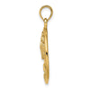 14K MARCO IS. Palm Tree Round Charm