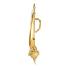 14K Large 3-D Sailboat with Moveable Sail Omega Slide