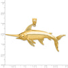 Gold Polished Fish Pendants