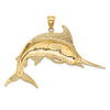 Gold Polished Fish Pendants