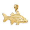 Gold Polished Fish PendantsK