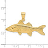 Gold Polished Fish PendantsK