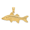 Gold Polished Fish PendantsK