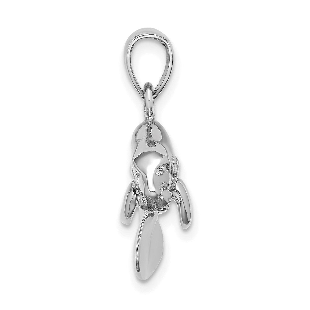 Gold Polished Manatee Pendants