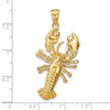 Gold Polished Lobster Pendants