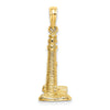 14K 3D Cape May NJ Lighthouse Charm