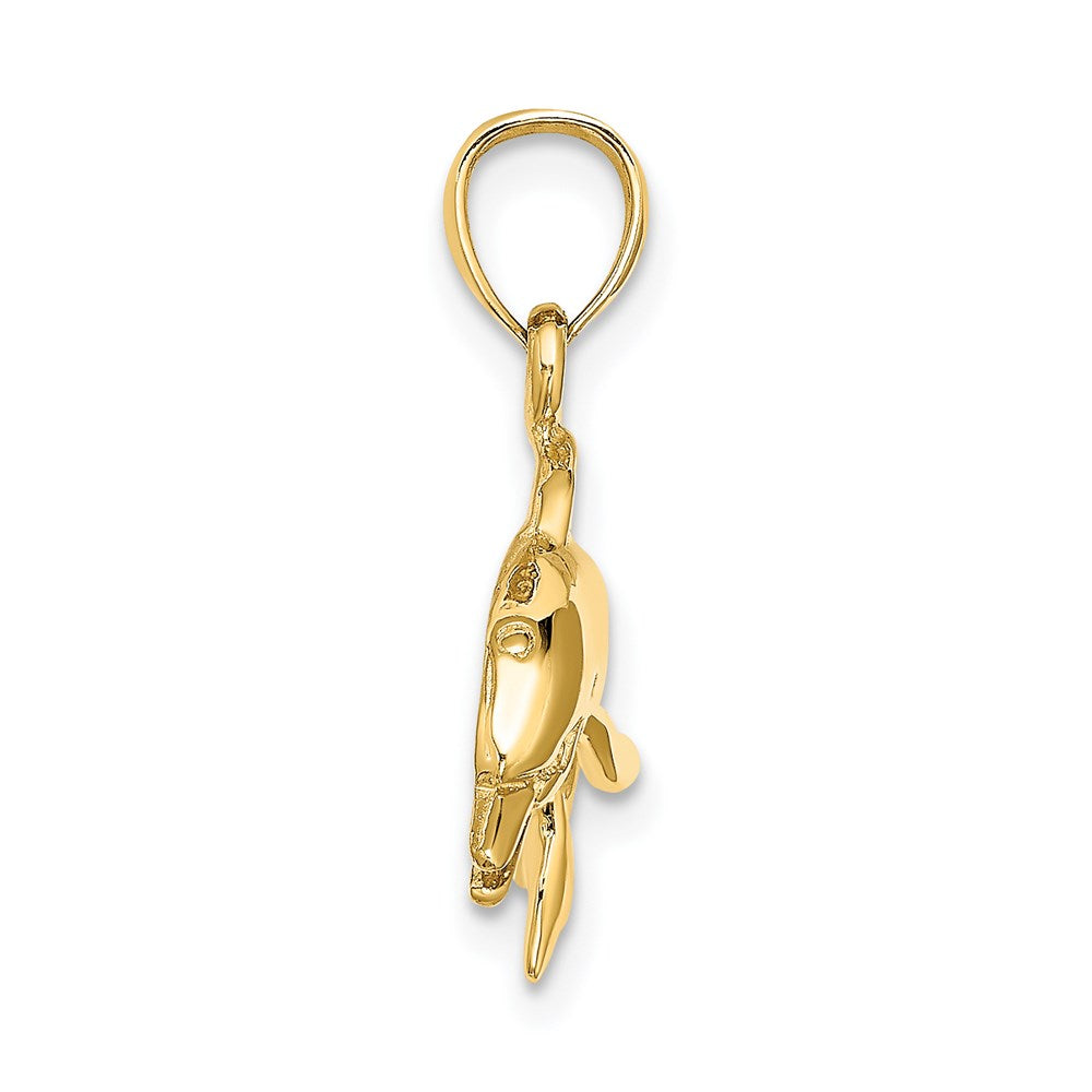 Gold Polished Dolphin Pendants